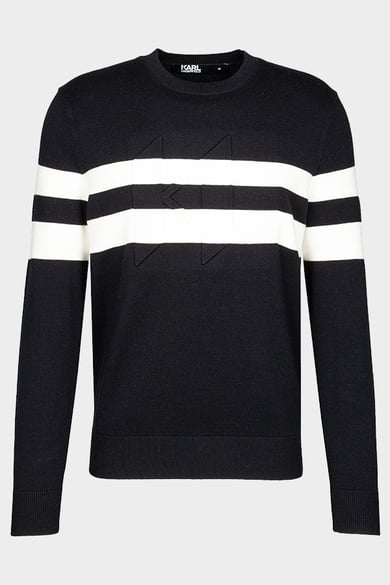 ΠΛΕΚΤΗ ΜΠΛΟΥΖΑ KARL LAGERFELD - 990 ΜΑΥΡΟ